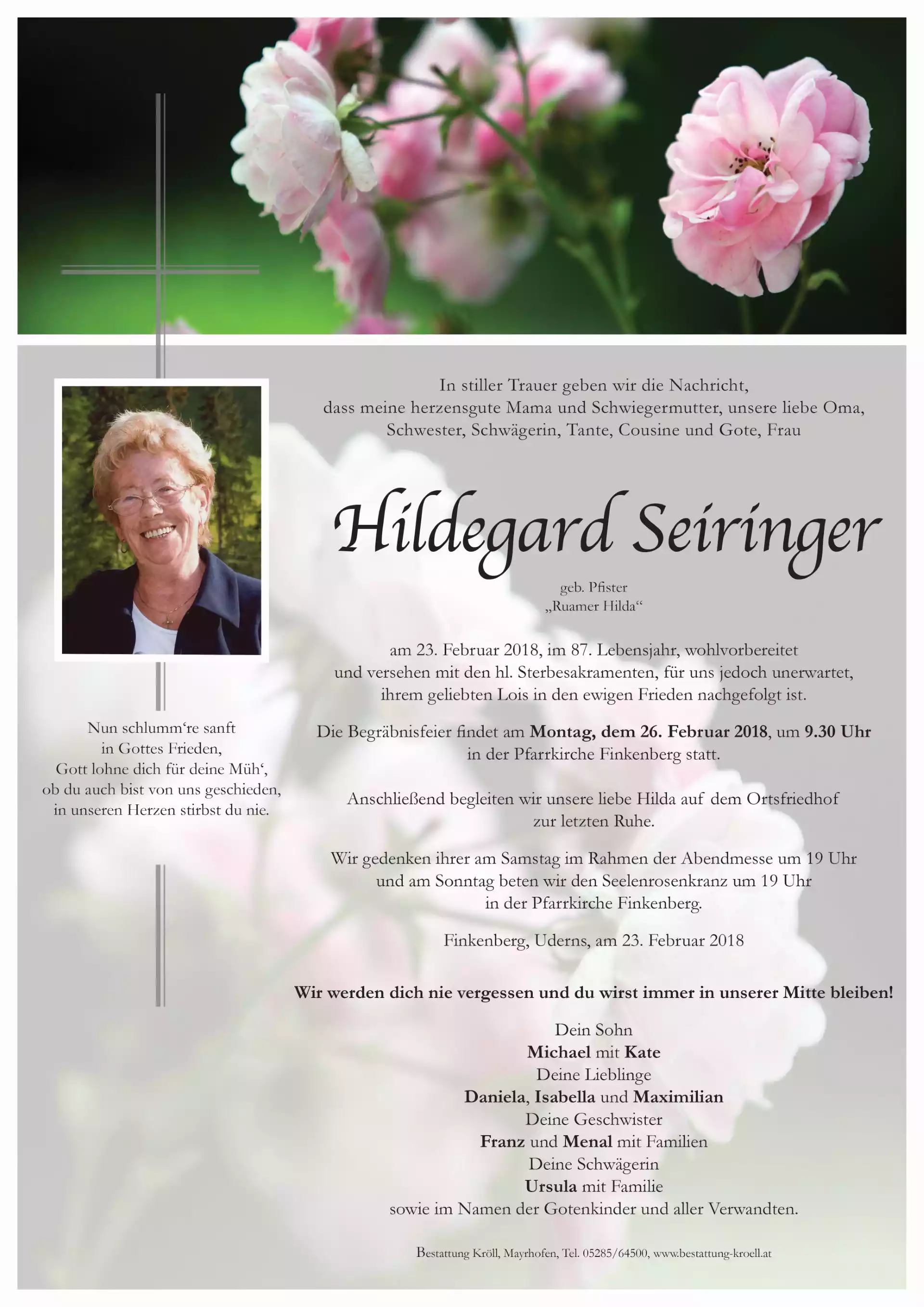 Parte von Hildegard Seiringer
